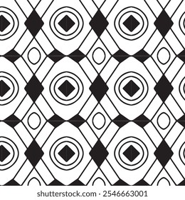 Seamless pattern design for fabric vector