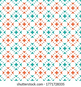 Seamless pattern. design for the fabric.Beautiful vintage pattern.Colorful seamless pattern for design and background design.vector illustretion.