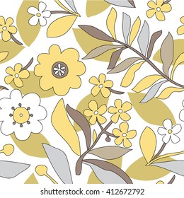 Seamless pattern; design; figure; decoration; flower; decorative elements; leaves; foliage; 