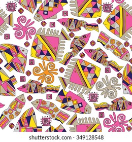 Seamless pattern; design; figure; ornament; decorative elements;  decoration;