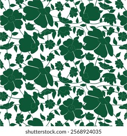 Seamless pattern design Floral Art Fabric textile Illustration