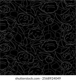 Seamless pattern design Floral Art Fabric textile Illustration