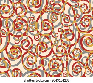 Seamless pattern design with floral red  background elements, beautiful ornaments carpet texture abstract floral seamless background