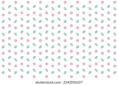 a seamless pattern design of flowers and leaves of nature, showing simplicity in your creativity. Attractive pattern design for nackdrop, decoration, wallpaper, printing, print on demand, 