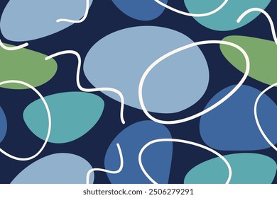 Seamless pattern design with geometric and abstract. design for fabric, cotton, wallpaper, satin, gift wrap, carpet.	