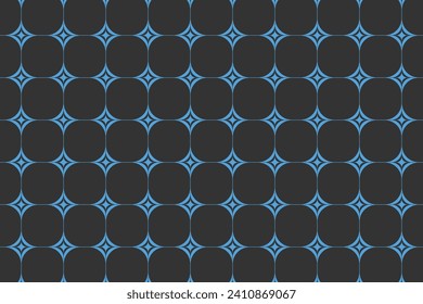 seamless pattern design with geometric shapes, pattern vector for wallpaper or banner background, blue and grey