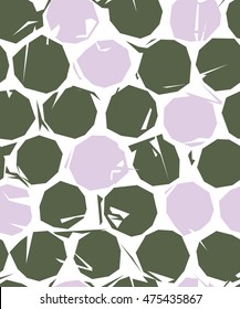 Seamless pattern design with grungy polka dots, repeating surface background design for web and print.