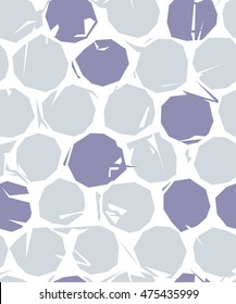 Seamless pattern design with grungy polka dots, repeating surface background design for web and print.