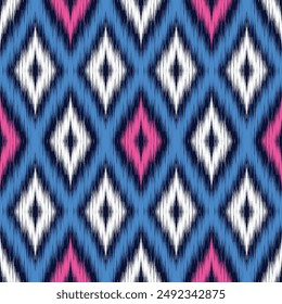 Nahtloses Muster-Design des IKAT-Stils