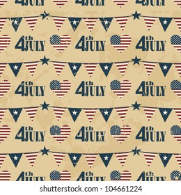 Seamless pattern design for Independence Day.