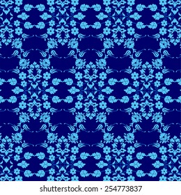 Seamless pattern design inspired by the Ottoman decorative arts