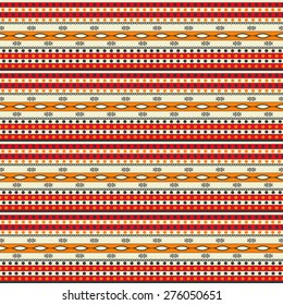 Seamless pattern design inspired by Romanian traditional embroidery