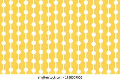Seamless pattern design of jade, white on yellow background