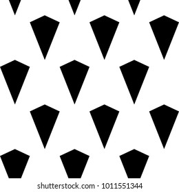 Seamless pattern design with kite shapes. Polygons background. Image with repeated geometrical figures. Ethnic mosaic wallpaper. Scales motif. Tiles illustration. Digital paper for print. Vector art.