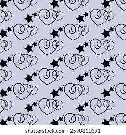 seamless pattern design with love