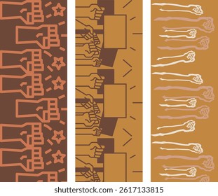 Seamless Pattern Design for May Day Celebrations and Promotional Materials
