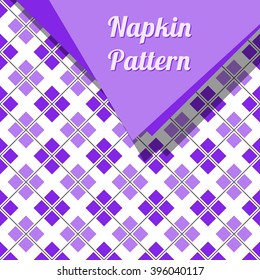 Seamless pattern design. Modern simplicity pattern for fabric, napkin, curtains, paper etc. Pattern in swatches.