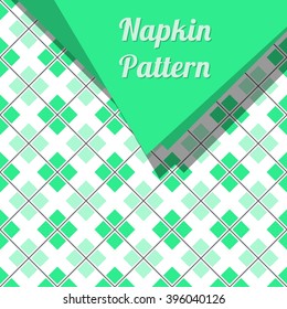 Seamless pattern design. Modern simplicity pattern for fabric, napkin, curtains, paper etc. Pattern in swatches.