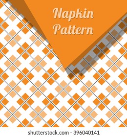 Seamless pattern design. Modern simplicity pattern for fabric, napkin, curtains, paper etc. Pattern in swatches.