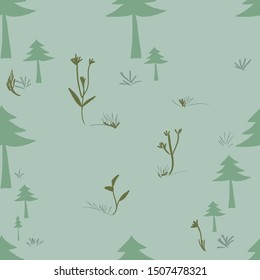 seamless pattern design of nature in winter season. Can use for print, template, fabric, presentation, textile, banner, poster, wallpaper