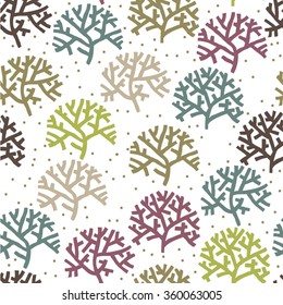 Seamless pattern; design; ornament; garden; tree;