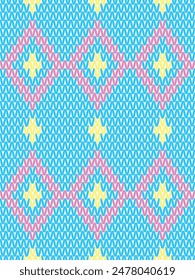 Seamless pattern design for printing on fabric or paper