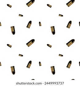 seamless pattern design with repeated gold bullets for banners, wallpaper, backdrop, etc.
