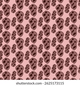 seamless pattern design with skulls pattern design