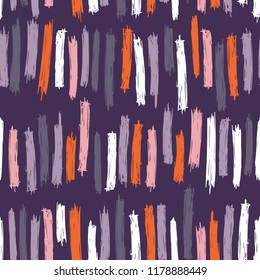 Seamless pattern design with sloppy doodle stripe blocks, abstract repeating background for web and print