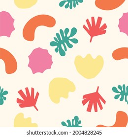 a seamless pattern design suitable for summer season