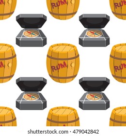 Seamless pattern for design surface Compass.