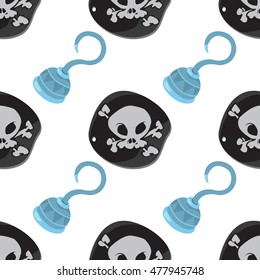 Seamless pattern for design surface Hook arm.