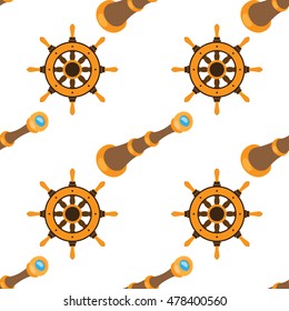 Seamless pattern for design surface Spyglass.