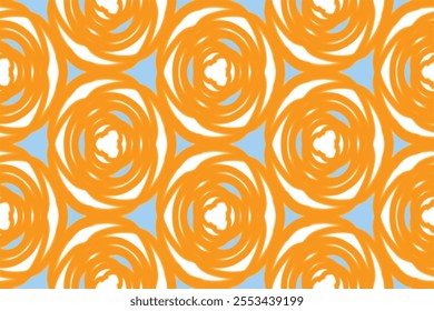 A seamless pattern is a design that repeats continuously without any noticeable breaks or interruptions at the edges. It is created in such a way that when tiled.