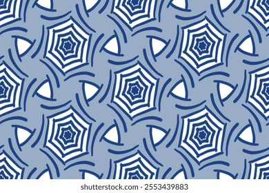 A seamless pattern is a design that repeats continuously without any noticeable breaks or interruptions at the edges. It is created in such a way that when tiled.