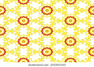 A seamless pattern is a design that repeats continuously without any noticeable breaks or interruptions at the edges. It is created in such a way that when tiled.