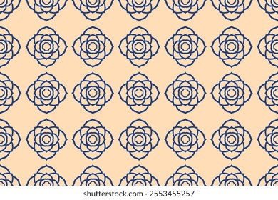 A seamless pattern is a design that repeats continuously without any noticeable breaks or interruptions at the edges. It is created in such a way that when tiled.