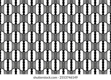 A seamless pattern is a design that repeats continuously without any noticeable breaks or interruptions at the edges. It is created in such a way that when tiled