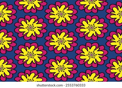 A seamless pattern is a design that repeats continuously without any noticeable breaks or interruptions at the edges. It is created in such a way that when tiled.