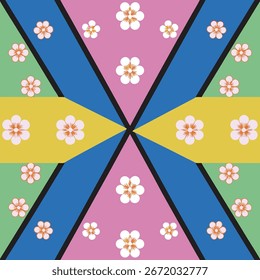 Seamless pattern design tile vector illustration repeating background endless edge