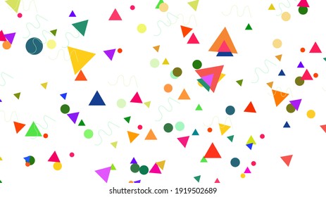 Patrón sin foco.Diseño artístico moderno estilo memphis de los años 80-90.Ilustración vectorial creativa de niños de dibujos animados color de fondo salpicado.Diseño abstracto moderno de póster, patrón y diseño de elementos geométricos.