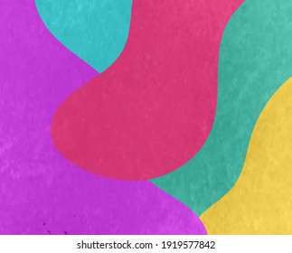 Patrón sin foco.Diseño artístico moderno estilo memphis de los años 80-90.Ilustración vectorial creativa de niños de dibujos animados color de fondo salpicado.Diseño abstracto moderno de póster, patrón y diseño de elementos geométricos.