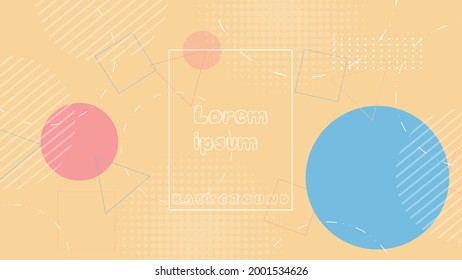 Seamless pattern.Art design trendy 80s-90s memphis style.Creative vector illustration of children cartoon color splash background.Modern abstract design poster,pattern and geometric elements design.