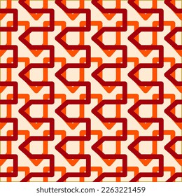 Seamless pattern design with triangles for wrapping paper, wallpaper, fabric, decorating and backdrop. Illustration of geometry art in pastel color.