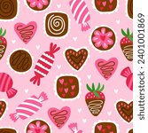 Seamless pattern design for Valentine