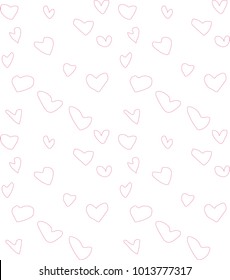 Seamless Pattern design for Valentine's Day, Wedding and B-Day Card