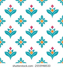 "Seamless pattern design vector illustration featuring intricate, high-quality, and endlessly repeating motifs. Perfect for textiles, wallpapers, packaging, and digital backgrounds. Available 