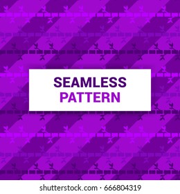 Seamless Pattern Design of violet bamboo abstract vector background wallpaper print ready quality