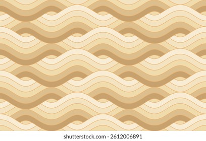 Seamless pattern design, Water wave in traditional oriental Chinese and Japanese style. Vector illustration design.