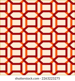 Seamless pattern design for wrapping paper, wallpaper, fabric, decorating and backdrop. Illustration of geometry art in pastel color.